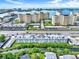 Aerial view of waterfront condo building at 4455 Duhme Rd # 205, St Petersburg, FL 33708