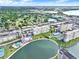 Aerial view of condo community by the water at 4455 Duhme Rd # 205, St Petersburg, FL 33708