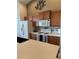 Modern kitchen with white countertops at 915 Fairwaycove Ln # 206, Bradenton, FL 34212