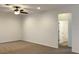 Simple bedroom with carpeted floors and a large window at 562 Vista Ridge Dr, Ruskin, FL 33570