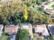 Aerial view of house and surrounding area at 3534 Player Dr, New Port Richey, FL 34655