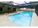 Relaxing screened pool with patio area at 3534 Player Dr, New Port Richey, FL 34655