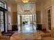 Elegant building lobby with comfortable seating at 750 N Tamiami Trl # 814, Sarasota, FL 34236