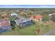 Aerial view showcasing home's location in golf course community at 3770 Torrey Pines Blvd, Sarasota, FL 34238