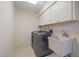 Laundry room with washer, dryer and utility sink at 3770 Torrey Pines Blvd, Sarasota, FL 34238