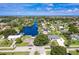 Aerial view showcasing waterfront canal access at 2917 Palm Dr, Punta Gorda, FL 33950