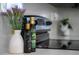 Close up of kitchen counter with oil and vinegar at 4401 Shore Acres Ne Blvd, St Petersburg, FL 33703
