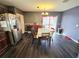 Dining area with table and chairs in kitchen at 2022 Peaceful Palm St, Ruskin, FL 33570