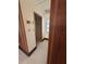 Hallway with closet and wood paneling at 7027 Hawkins Rd, Sarasota, FL 34241