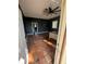 Simple kitchen with terracotta tile floor and dark walls at 7027 Hawkins Rd, Sarasota, FL 34241