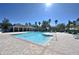 Relaxing community pool with plenty of lounge chairs at 10922 Subtle Trail Dr, Riverview, FL 33579