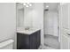 Modern bathroom with vanity, toilet and shower at 3135 Great Banyan Way, Wesley Chapel, FL 33543