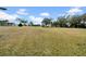 Large grassy backyard with mature trees at 37337 Orange Row Ln, Dade City, FL 33525