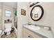 Bathroom with tub, sink, and vanity at 37337 Orange Row Ln, Dade City, FL 33525