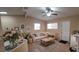Living room with neutral decor and a comfortable seating area at 231 W Cornelius Cir, Sarasota, FL 34232