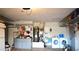 Attached garage with washer, dryer, and storage at 802 Gateway Ln, Tampa, FL 33613