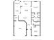 Detailed floor plan showcasing a spacious layout with multiple bedrooms, bathrooms, and a large kitchen at 18004 Tarrington Pl, Hudson, FL 34667