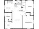 Open floor plan featuring 2 bedrooms, 1 bath, and laundry at 3030 46Th W Ave, Bradenton, FL 34207