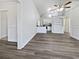 Open living room with a high ceiling and kitchen view at 3030 46Th W Ave, Bradenton, FL 34207