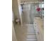 Bathroom boasts a double vanity and a shower at 3375 Osprey Ln, Port Charlotte, FL 33953
