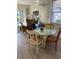 Bright dining area with round table and four chairs at 3375 Osprey Ln, Port Charlotte, FL 33953
