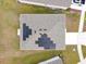 Aerial view of house with solar panels on roof at 1324 Ocean Spray Dr, Ruskin, FL 33570