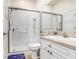 Clean bathroom with shower, toilet and vanity at 6650 100Th N Way # 25C, St Petersburg, FL 33708