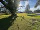 Large grassy yard with mature trees and house in background at 2205 Mcgee Rd, Plant City, FL 33565