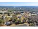 Aerial view showing home's location in a quiet residential neighborhood at 4039 Meadow Run Ln, Wesley Chapel, FL 33543