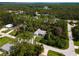 Aerial view of house and surrounding neighborhood at 4126 Cobbler Ln, North Port, FL 34286