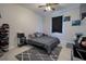 Bedroom with queen-size bed and ample closet space at 4126 Cobbler Ln, North Port, FL 34286