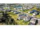 A neighborhood featuring sidewalks, ponds, and green spaces in a suburban community at 9189 Royal River Cir, Parrish, FL 34219