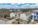 Aerial view of property and surrounding homes at 2607 W Cleveland St # B, Tampa, FL 33609