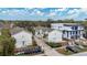Aerial view of three-unit building and parking at 2607 W Cleveland St # B, Tampa, FL 33609