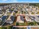 Aerial view of house and surrounding neighborhood at 30350 Grymes Dr, Wesley Chapel, FL 33545