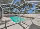 Relaxing screened pool area in backyard at 5220 Lords Ave, Sarasota, FL 34231