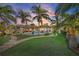 Spacious backyard oasis with a pool, patio, and lush landscaping at 8017 13Th S Ave, St Petersburg, FL 33707