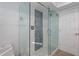 Modern bathroom with a glass shower and stylish tile at 8017 13Th S Ave, St Petersburg, FL 33707