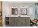Elegant bathroom with double vanity and modern fixtures at 8017 13Th S Ave, St Petersburg, FL 33707