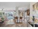 Modern kitchen with large island, stainless steel appliances and water views at 8017 13Th S Ave, St Petersburg, FL 33707