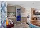 Modern wet bar with wine cooler at 8017 13Th S Ave, St Petersburg, FL 33707