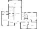Detailed floor plan showcasing bedrooms, bathrooms, kitchen, living room, and other rooms within the home at 4508 Golfwood Blvd, Tampa, FL 33634
