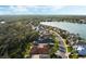 Gorgeous aerial view of a neighborhood by the lake with lush landscaping at 6977 74Th Street E Cir, Bradenton, FL 34203