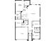 Detailed floor plan showing layout of bedrooms, bathrooms, kitchen, great room, and garage at 7953 Lennox Loop, Land O Lakes, FL 34638