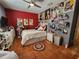 Fun bedroom with posters, shelving and ample storage at 10327 Meadow Crossing Dr, Tampa, FL 33647