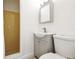 Cozy bathroom featuring neutral vanity and tiled shower at 1321 Groveland Ave, Venice, FL 34285