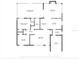 Detailed floor plan showcasing the layout of the home including room dimensions at 7840 Gulf Way, Hudson, FL 34667