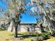 A multi-Gathering house with a well-kept lawn is framed by trees covered in Spanish moss at 4034 Dream Oak Pl # 104, Tampa, FL 33613