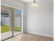 Dining room with sliding glass doors that lead to an outdoor patio at 2313 Richwood Pike Dr, Ruskin, FL 33570