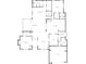 Detailed floor plan showing the layout of the house, including the bedrooms, bathrooms, and kitchen at 3328 Circleville St, North Port, FL 34286